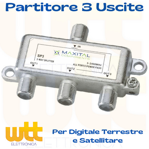 Partitore divisore splitter - splitter, tv