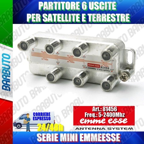 Partitore uscite splitter - 6, uscite,