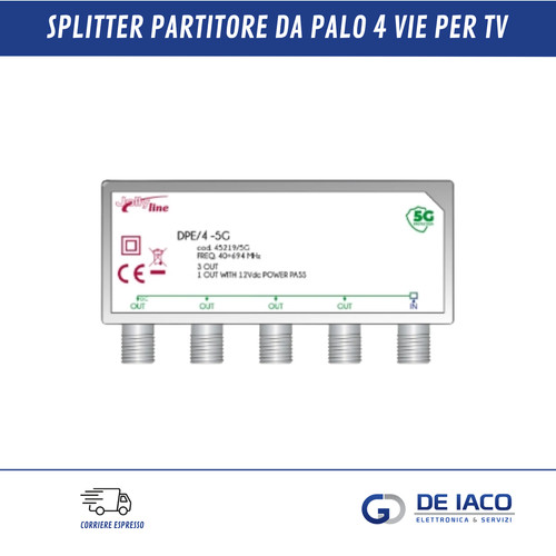 41219 dpe splitter partitore - splitter,