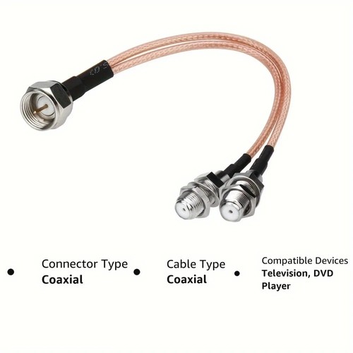 Rg6 type sdoppiatore - rg6, f-type