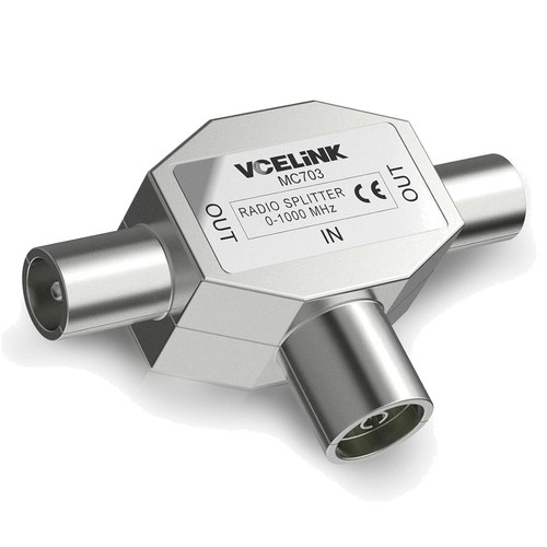 Antenna splitter coassiale - tv,